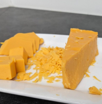 Plant-based old cheddar style cheese