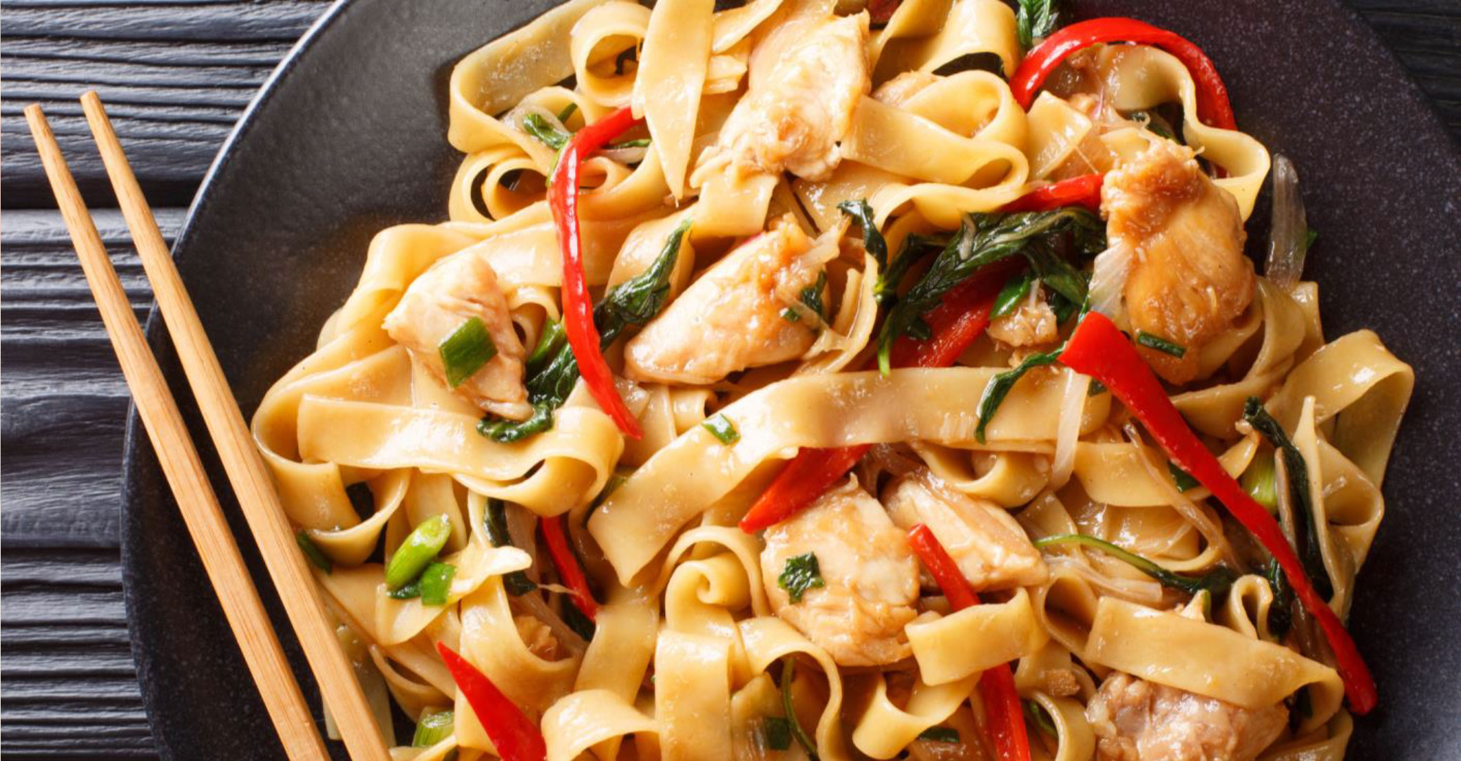 Drunken noodles