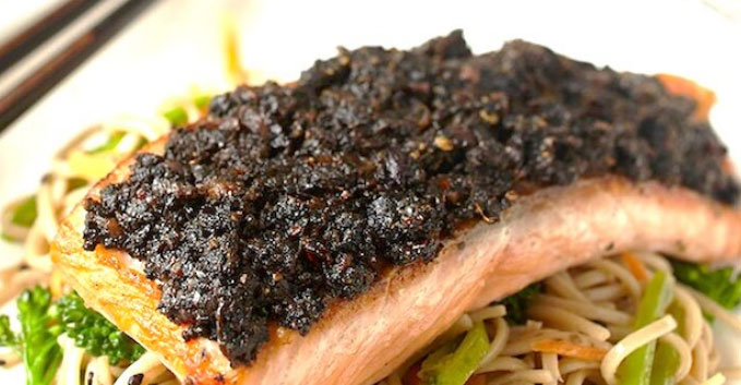 Nori crusted Salmon