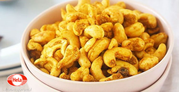 Turmeric and Ginger Cashews