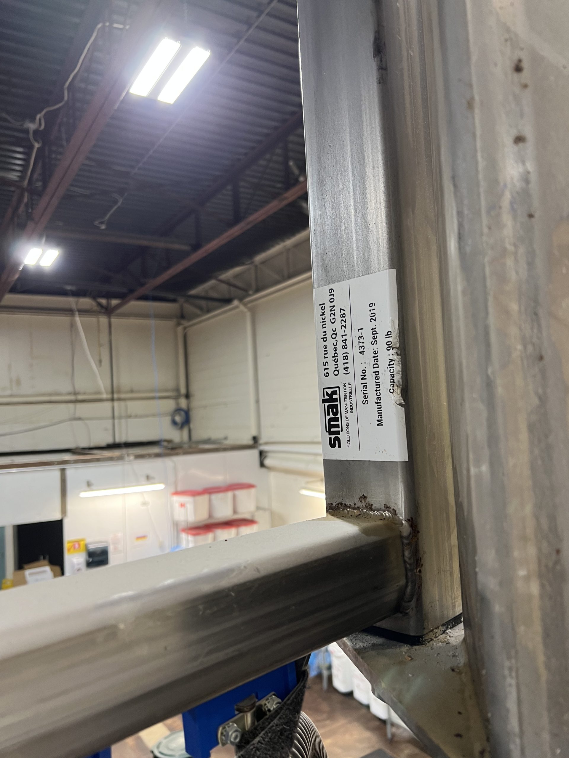Vacuum lifter serial number