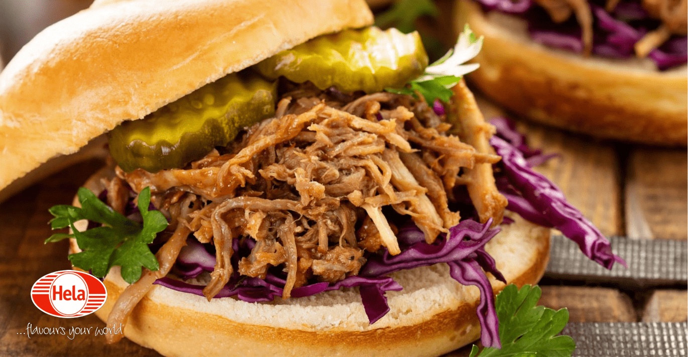 Plant-based pulled-pork-style sandwiches