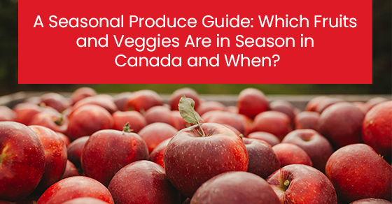 Un guide des produits de saison : Quels fruits et légumes sont de saison au Canada et à quel moment ?