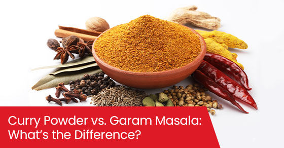 difference between curry spice mix garam masala